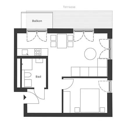 Appartement Modernes Und Wunderschoenes Loft Mit Terrasse Und Stadtblick In Greifswald